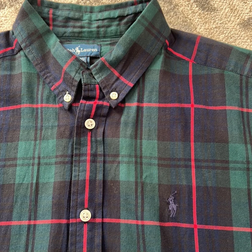 Ralph Lauren classic plaid button down
